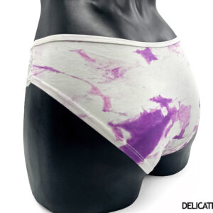 COTTON SIDELACEUNDERWEAR TIE&DYE WHITE DELICATE&CO