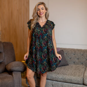 Playful Comfort - Color Splash Lounge Dress