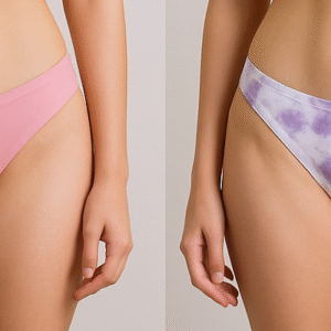 Blush & Bloom – Cotton Cloud Bikini Set (2-Pack)