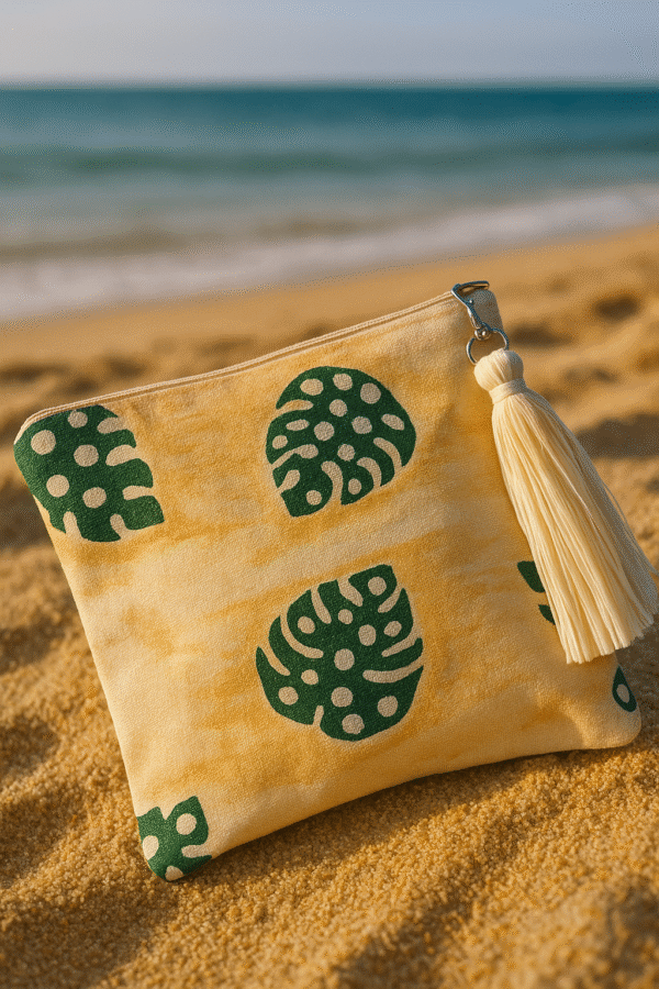 Linen Organizer Clutch – Premium Linen Fabric - Image 2