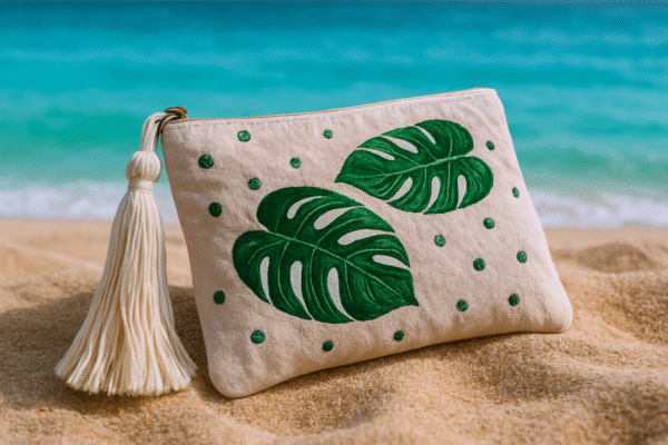 Linen Organizer Clutch – Premium Linen Fabric - Image 7